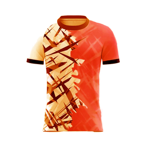 Men's Sublimated Soccer Jersey Crew Neck Short Sleeve Custom Print Moisture Wicking Polyester Sportswear Adult Regular Fit - Product Image 1