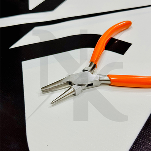 Hot Selling Jewelry Craft Supplies <b>Round</b> <b>Nose</b> Hollow Forming <b>Pliers</b> Stainless Steel 130mm Beading Wire <b>Pliers</b> with spring Tools - Product Image 6
