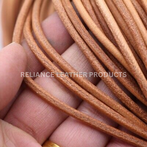 Venta al por mayor Premium 1mm-8mm personalizado 25mm 10mm 100% Cordón de cuero de caléndula genuino de grano completo joyería artesanía DIY 100% pago anticipado - Product Image 4