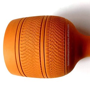 Tasses à thé Kullad/Kulhad/Kullar/Kullad réutilisables de style moderne ensembles d'ustensiles à anneau brun écologiques pour servir du café au lait par FWE - Product Image 1