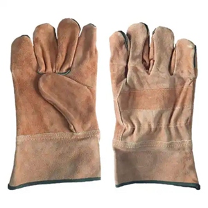 Premium Quality Canadian <b>Cow</b> Split Leather Rigger Safety Glove Industrial Handwork Heat Spark Resistant Liner Anti Cut Anti Slip - Product Image 1