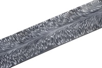 Handgefertigter Damaszener Stahl mit Federmuster, Gesamtlänge 12 Zoll, Breite 2 Zoll, Dicke 5mm, heiß begehrt, im Trend