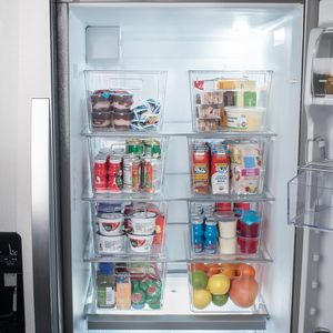 <b>Large</b> Plastic Storage <b>Bins</b> with Lids for <b>Kitchen</b> Pantry Desk Organization - Product Image 3