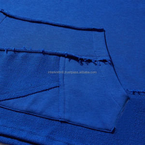 Sweat-shirt à capuche bleu pour homme, coupe droite, épaules tombantes, avec logo sur le devant - Product Image 4