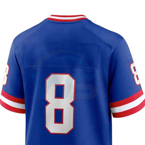 Tenue d'équipe de football américain, uniforme de haute qualité, couleur personnalisée, respirant, 100% polyester, service OEM, vente en ligne - Product Image 6