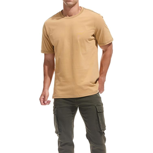 เสื้อยืดผู้ชายระบายอากาศได้ดี แขนสั้น คอกลม ผ้าฝ้ายนุ่ม สวมใส่สบาย ดีไซน์ลำลอง เหมาะสำหรับใส่ทุกวัน - Product Image 1