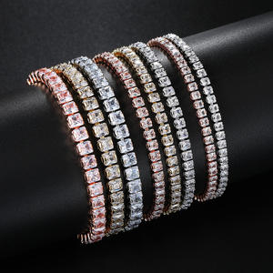 RAMDUT IMPEX Cadena de Tenis de Lujo Fina Chapada en Oro de 14K Estilo Hip Hop con Diamantes Brillantes de 5mm Cultivados en Laboratorio DEF/VVS Certificados IGI - Product Image 5