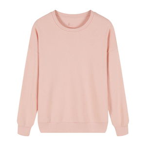 Unisex Crew Neck <b>Sweatshirt</b> 100% Cotton Knitted Regular Fit Solid <b>White</b> Casual Pullover Autumn Wear womens <b>sweatshirts</b> - Product Image 4