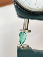 Lot de pierres précieuses vertes naturelles, facettées, en forme de goutte, pierres vertes en vrac pour la fabrication de bijoux, vente en gros, BALAJI GEMS JEWELLERY, 1,55 carat