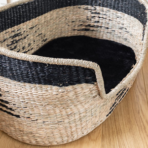 Artex Hai Nam Handwoven Eco-Friendly Soft Seagrass Portable Pet Bed for Dogs/Cats/Rabbits Removable Washable <b>Cushion</b> - Product Image 5