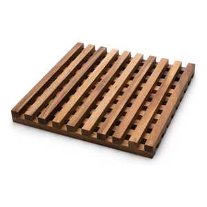 Carved Stainless Steel Trivet Tree Pattern Engraved Non-Slip Heat Resistant Hot Pot Pad Dining <b>Table</b> <b>Protector</b> Kitchen - Product Image 6