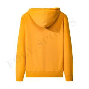 Venta al por mayor sudaderas con capucha lisas en blanco hombres orgánicos sudaderas con capucha para hombre pulóver a granel Sudadera con capucha de gran tamaño bordado - Product Image 2