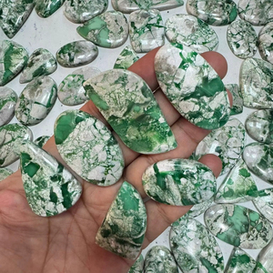 Wholesale Price Lot Natural Green Variscite Freeform Cabochon Sami Precious Loose Gemstone Direct From Manufacturer Bulk Suppler - Product Image 1