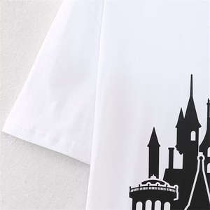 T-shirts imprimés écologiques pour femmes de qualité supérieure, manches courtes, 100% coton, coupe classique, respirants, séchage rapide, décontractés - Product Image 5