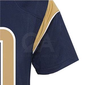 เสื้อฟุตบอลอเมริกันสั่งทำพิเศษ สีไม่จำกัด พิมพ์ลายดิจิทัล ชุดทีมฟุตบอลอเมริกัน - Product Image 3