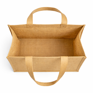 Bolsa de Yute Promocional Extra Grande, Reutilizable, Ecológica, Bolsa de Compras de Arpillera con Asa Larga - Product Image 2