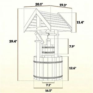 Vaso dei Desideri in Legno Naturale, Bellissima Collezione di Fioriere e Vasi per Piante - Product Image 6