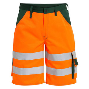 Men Top Quality Hi Vis Reflective Solid Breathable Workwear Cargo Shorts Safety Construction Multi-Pockets <b>Working</b> Shorts - Product Image 3