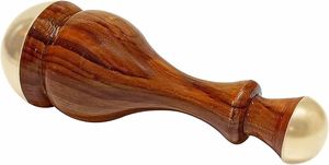 High Quality Custom Logo Wood Kansa Wand Double Sided Handmade Home Decor Ayurvedic Body <b>Massager</b> Foot Care <b>Tool</b> Modern Design - Product Image 3