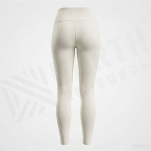 Leggings de Cintura Alta para Mujer, Tejido Sin Costuras, Color Sólido, Elásticos, para Yoga, Estilo Básico para Todas las Temporadas - Product Image 2