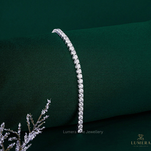 7.95 Carat Lab Grown Diamond Tennis Bracelet F+ Color VS Clarity Brilliant Cut <b>Solid</b> <b>Gold</b> 9k-18k Luxury Fine Jewelry Premium - Product Image 6