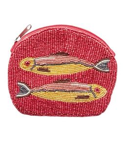 Porte-monnaie en perles de verre souple fait main de haute qualité, pochette zippée Indiana Hoosiers, pochette de poignet tendance avec chaîne pour femme - Product Image 5