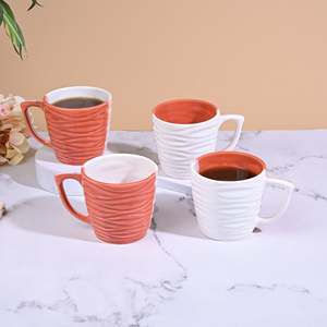 Ensemble de 4 tasses en céramique Ember Kissed Red Earthstone - Product Image 5