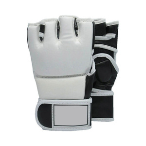 Gants de Sparring MMA en Cuir Professionnels Personnalisés avec Fermeture Auto-agrippante, Logo Imprimé sur Mesure, Tailles Personnalisées - Vente en Gros Privée - Product Image 2