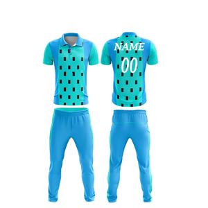 Uniformes de cricket pour hommes de haute qualité du Pakistan, imprimés par transfert thermique, extensibles dans quatre directions, écologiques, respirants, à séchage rapide, grandes tailles - Product Image 4