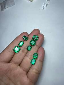 Esmeralda Verde Natural de Zambia, Corte Octogonal, Piedra Preciosa Suelta, Facetada, para Joyería, Lote Mixto, Precio al por Mayor - Product Image 2