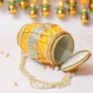 Indian Handcrafted Dholak <b>Gift</b> <b>Boxes</b> for Wedding Favors Return <b>Gift</b> Potli Bags for Haldi Mehndi Sangeet Wedding Party Favors - Product Image 3