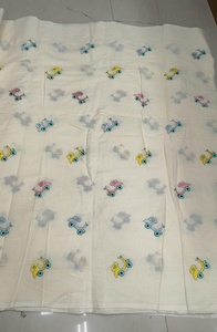 Cotton Multiwork <b>Fabric</b> Width 44 Floral Pattern Home Textile Bedding Material Breathable <b>Medium</b> Weight Woven Plain Style - Product Image 2