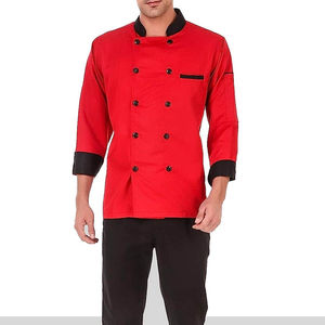 Chaqueta de Chef para Hombre, Manga Corta, para Cocina o Salón, Diseño Elegante para Barberos, Panaderos y Personal de Hostelería - Product Image 3