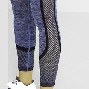 Leggings de Yoga de Cintura Alta para Mujer, Sin Costuras, Cintura Elástica, Estilo Casual para Gimnasio y Fitness, Entrenamientos de Verano, Diseño Sólido, Spandex/Poliéster - Product Image 6