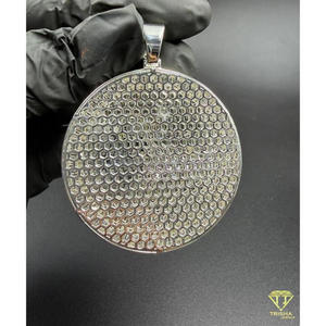 จี้ตัวอักษรพรีเมียมประดับเพชรโมอิสซาไนต์ VVS พร้อมเคลือบเงินแท้ 925 - Product Image 4