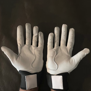 Pro Long-Cuff Compression Baseball Batting Gloves Anti-Slip Genuine Leather Lightweight Breathable Ambidextrous Custom Color - Product Image 2