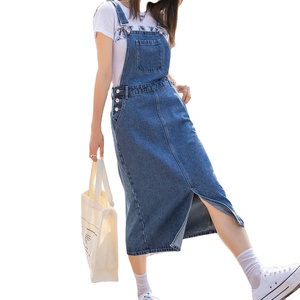 Chic denim dungaree dress In A Variety 