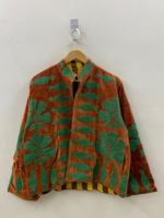 Chaqueta Corta de Terciopelo con Bordado Suzani, Precio de Fábrica, Chaqueta de Invierno con Botones para Mujer, Chaqueta Bomber Bohemia, Producto de Moda al por Mayor