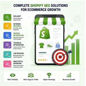 Servicio Profesional de SEO para Shopify para Mejores Posiciones, Mayor Volumen de Ventas y Crecimiento del Comercio Electrónico - Versión Stock para Internet Compatible con MAC - Product Image 3