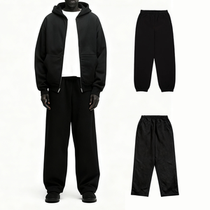 Pantalones Deportivos Holgados para Hombre Nesta Sports, Estilo Y2K, de Algodón Grueso, con Pierna Ancha, Estilo Hip Hop, para Uso Diario - Product Image 2