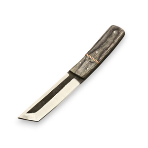 Couteau de chasse LEGACY BLADES en acier à haute teneur en carbone de qualité supérieure, manche en cuir fait main, lame fixe à pointe tombante, OEM ODM - Product Image 3