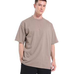 เสื้อยืดผ้าฝ้ายขนาดใหญ่300G เสื้อยืดสตรีทสีทึบแขนสั้นเสื้อยืดผ้าฝ้าย100% จำเป็นสำหรับฤดูร้อน - Product Image 6