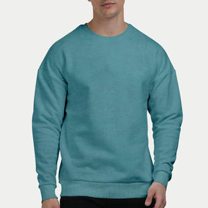 Sudadera de Alta Calidad, Nuevo Estilo, con Logotipo Personalizado, Suave, al por Mayor, de Invierno, Color Sólido, Cuello Redondo, Larga, para Hombre, Servicios OEM ODM - Product Image 1