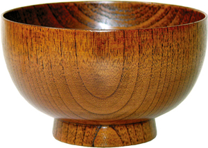 Bol à soupe miniature de 11,5 cm en bois naturel ajouré, style Japandi, laqué, écologique, de qualité supérieure, à prix imbattables - Product Image 4