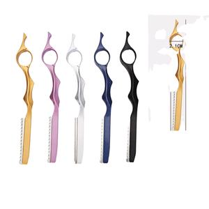 Rasoirs amincissants professionnels à lame unique de haute qualité en acier inoxydable pour salons de beauté - Product Image 2
