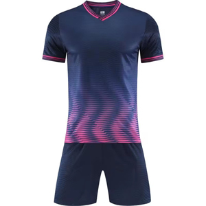 Conjunto de camiseta de fútbol con tela resistente para uso a largo plazo, uniforme de fútbol de equipo con ajuste flexible y kit de fútbol ligero. - Product Image 5