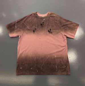 Camisetas de Hombre de Corte Holgado con Logotipo Bordado y Efecto Desgastado, Transpirables y de Alta Calidad, Novedad 2026 - Product Image 1