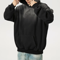 Hoodie Pria Musim Dingin Model Kantong Kanguru, 100% Katun Fleece, Bernapas, Ramah Lingkungan, Cepat Kering, Anti Kusut, Permintaan Tinggi
