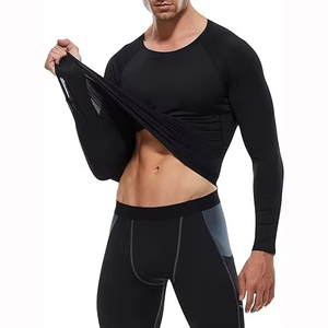 Camiseta Deportiva de Compresión 100% Algodón OEM, Personalizada con Impresión Frontal, Corte Regular, Manga Corta, Cuello Redondo, Transpirable, Secado Rápido, para Gimnasio - Product Image 1