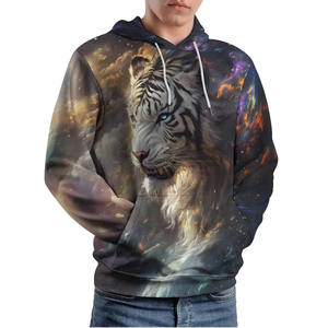 Sudadera con Capucha Sublimada Personalizada para Hombre, de Secado Rápido, Poliéster, Deportiva, Transpirable, para Entrenamiento Atlético - Product Image 5